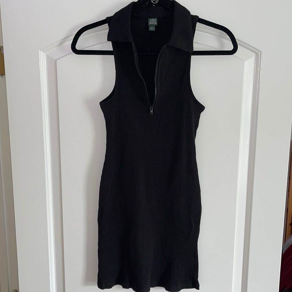 Wild Fable Quarter Zip Mini Dress